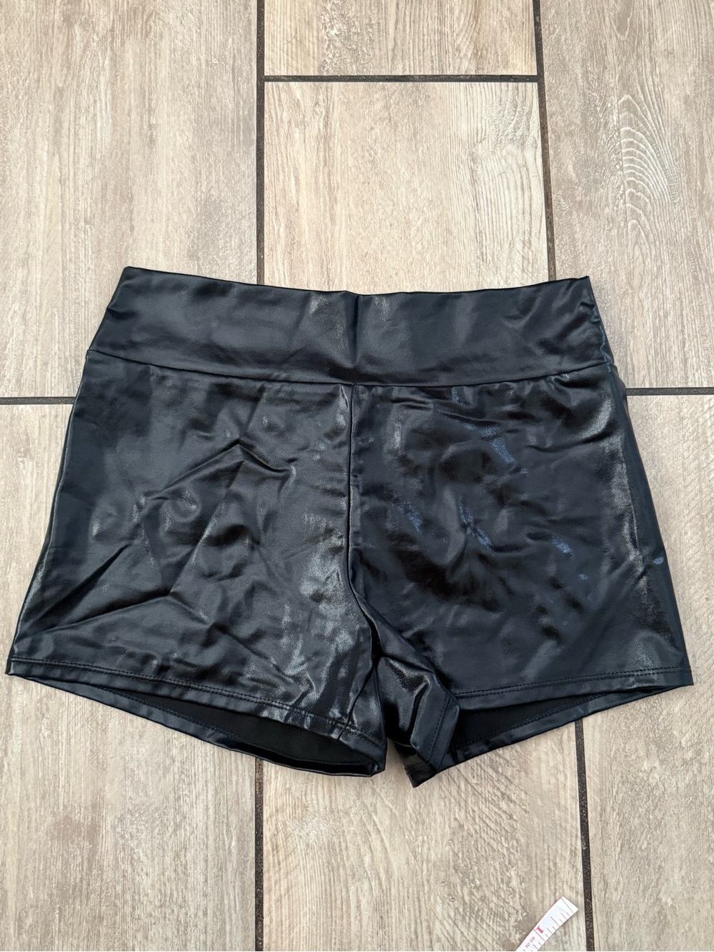 Care Label Black High-Rise Athletic Bike Shorts